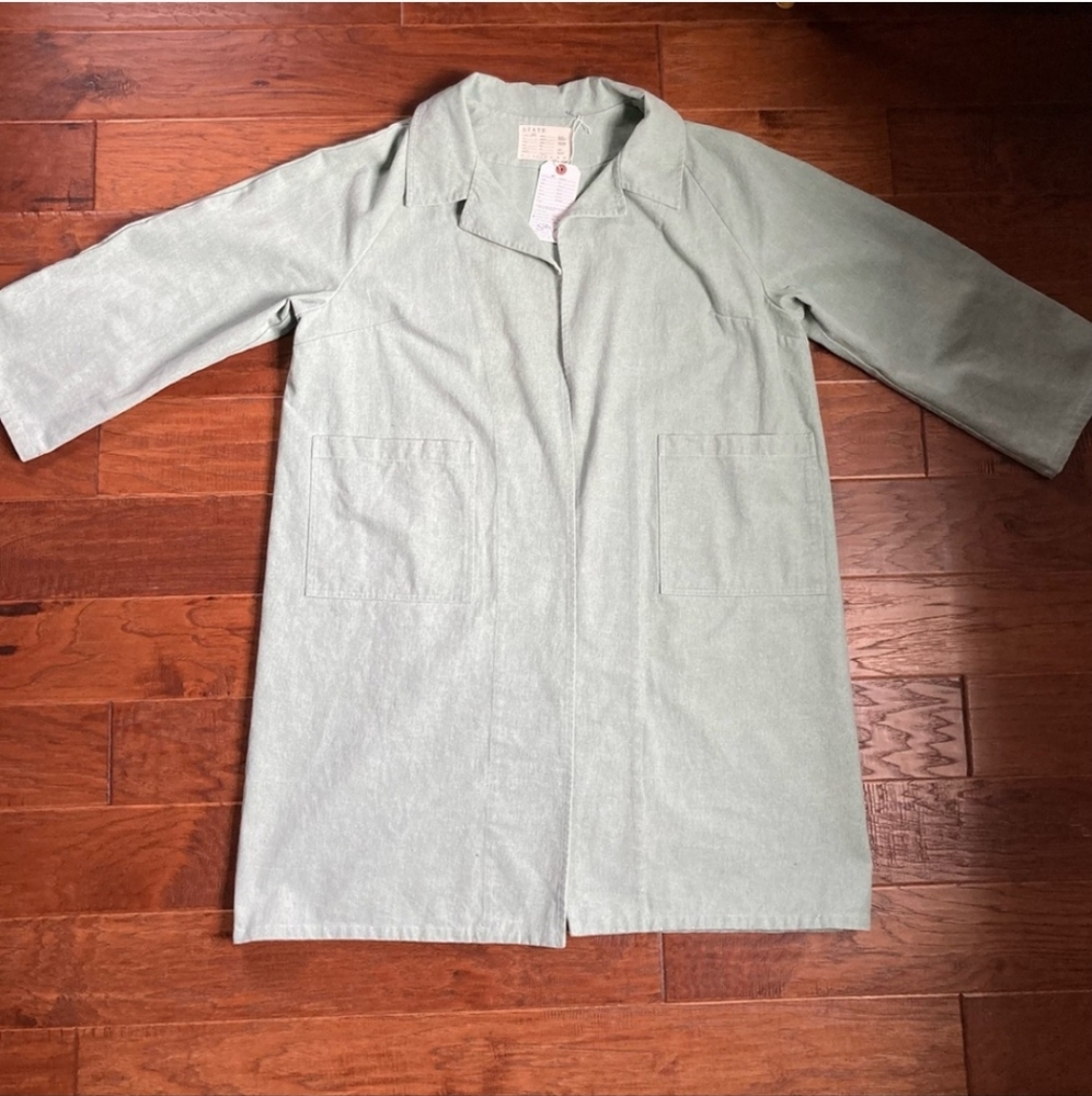ISO State the Label Potter's Coat in Denim L-XL
